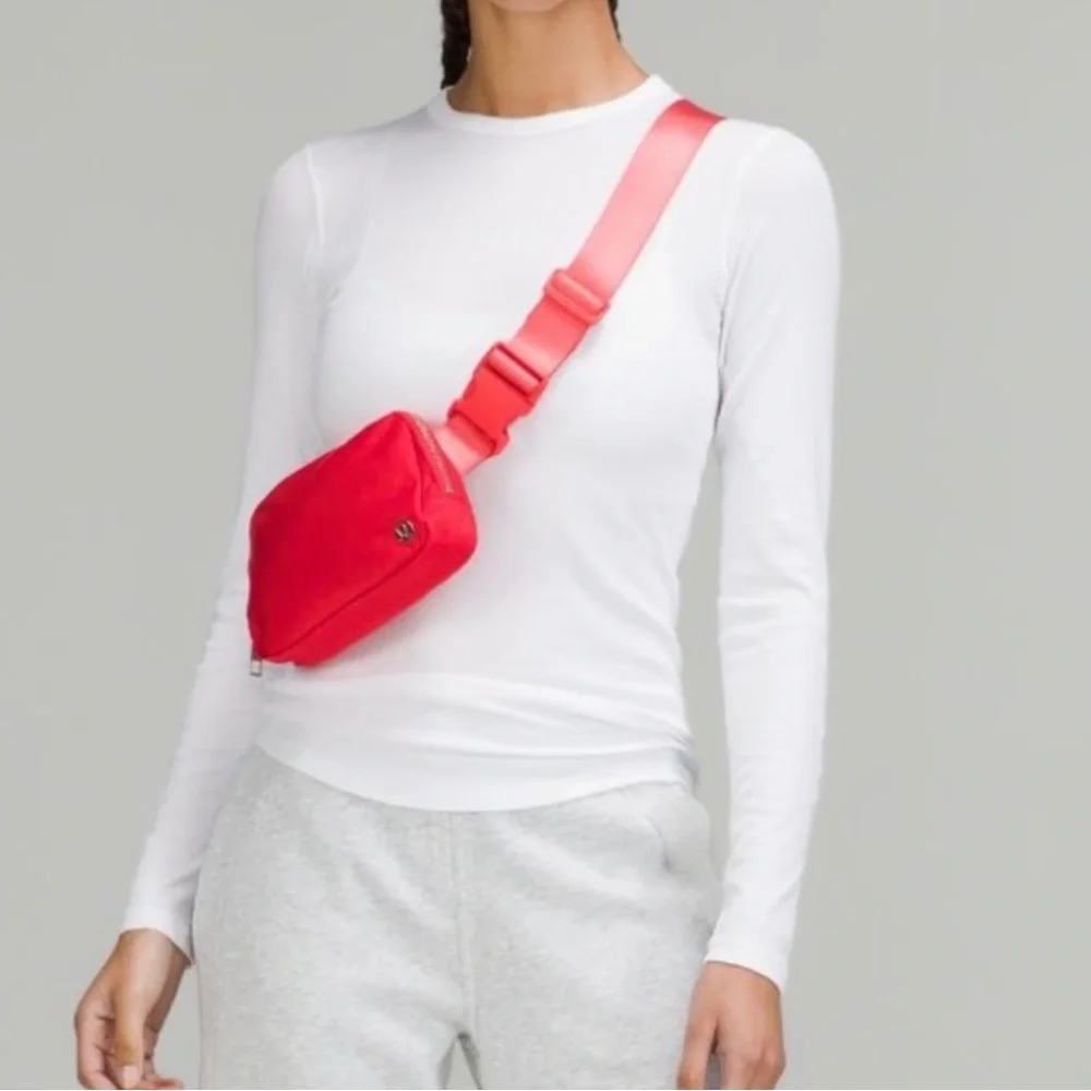 lululemon athletica Red Crossbody Belt Bag